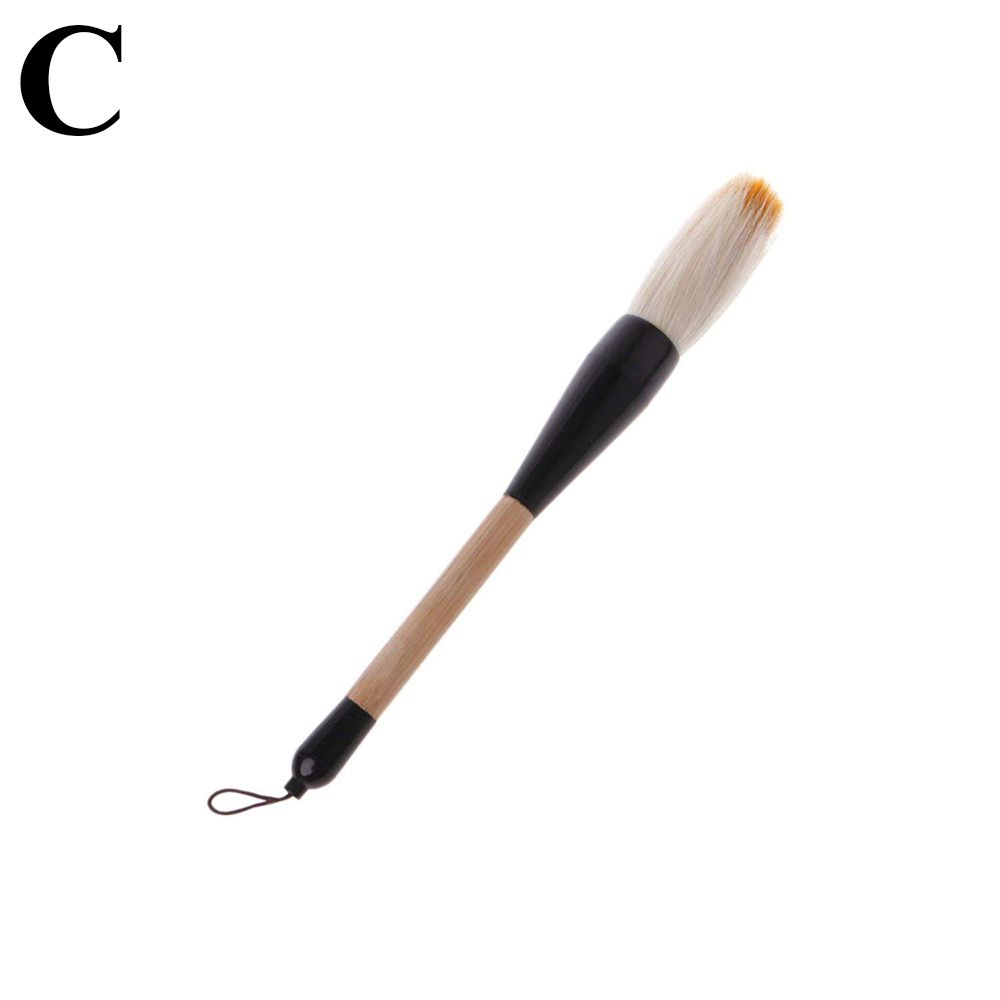 Bamboo Shaft Stationery Oil Painting Brush Pen Paint Brush Goat Hair Calligraphy Brush