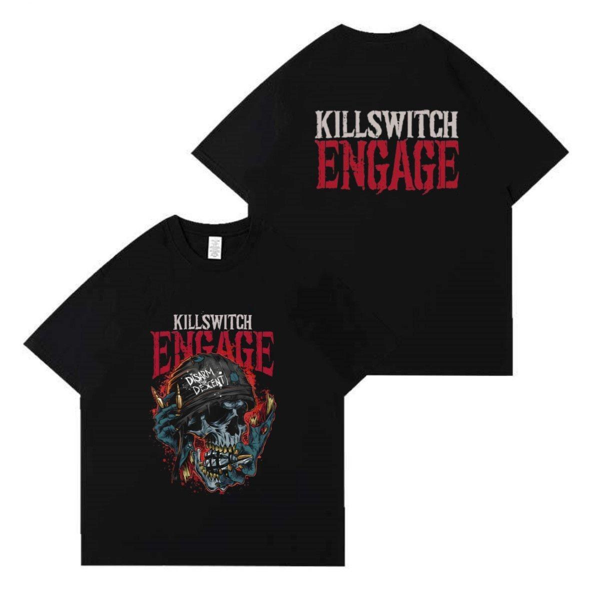 

American Metalcore Band Album Cover Printed Shortsleeved Summer Cotton Tshirt Top M