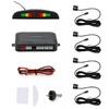 Car Auto 4Parking Backup Sensors Kit LED Display Reverse Rear Radar Sound System