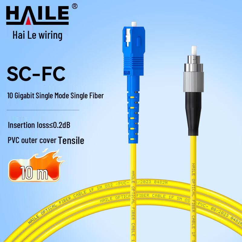 HAILE Single Mode Fiber Optic Patch Cable