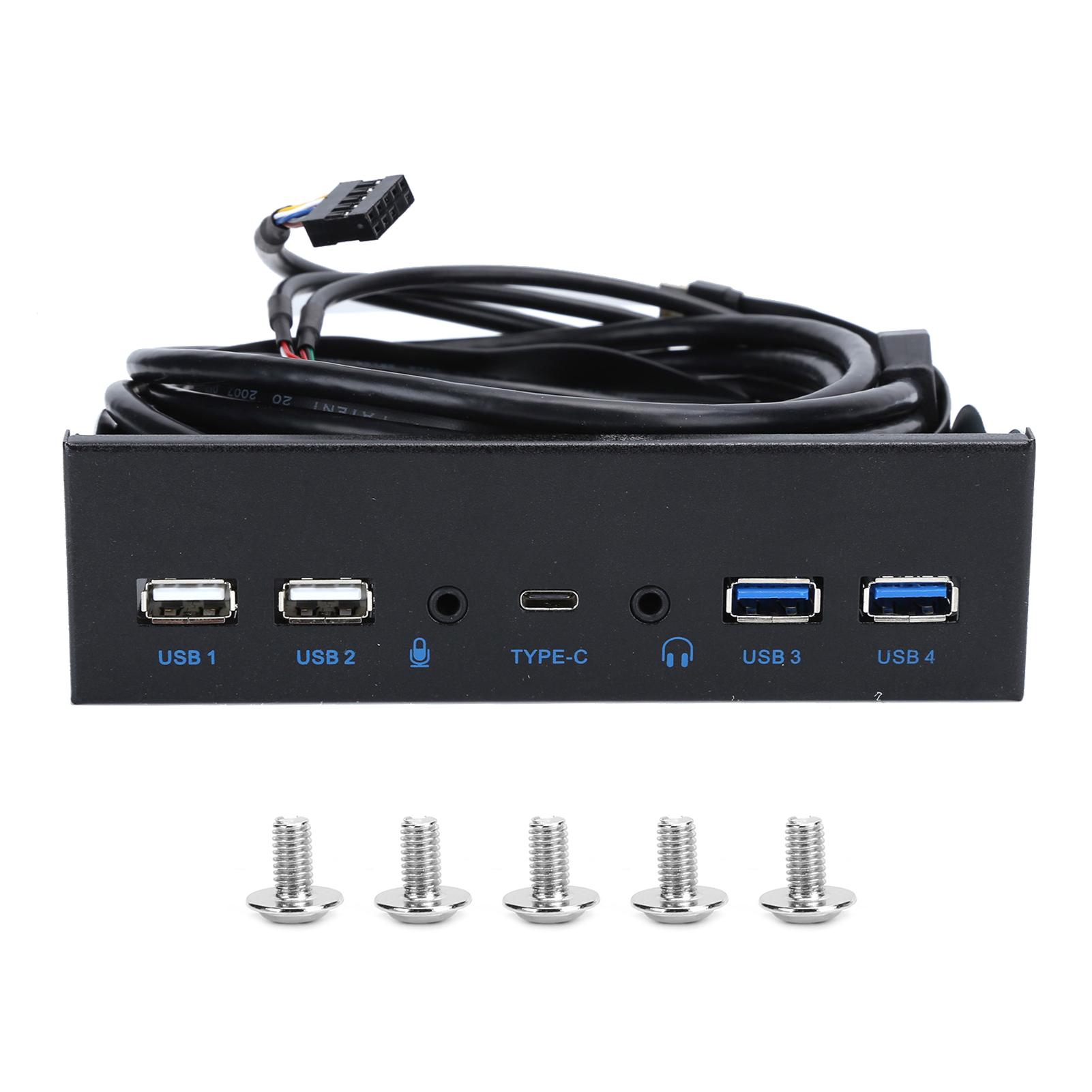 

2 Ports USB 3.0 + 2 Ports USB 2.0 High Definition Audio Interface for Computer