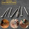 Professional Stainless Steel Wood Carving Engraving Drill Bit Kit 1mm to 10mm 11 Pieces Rotary Tool Projects Accessories