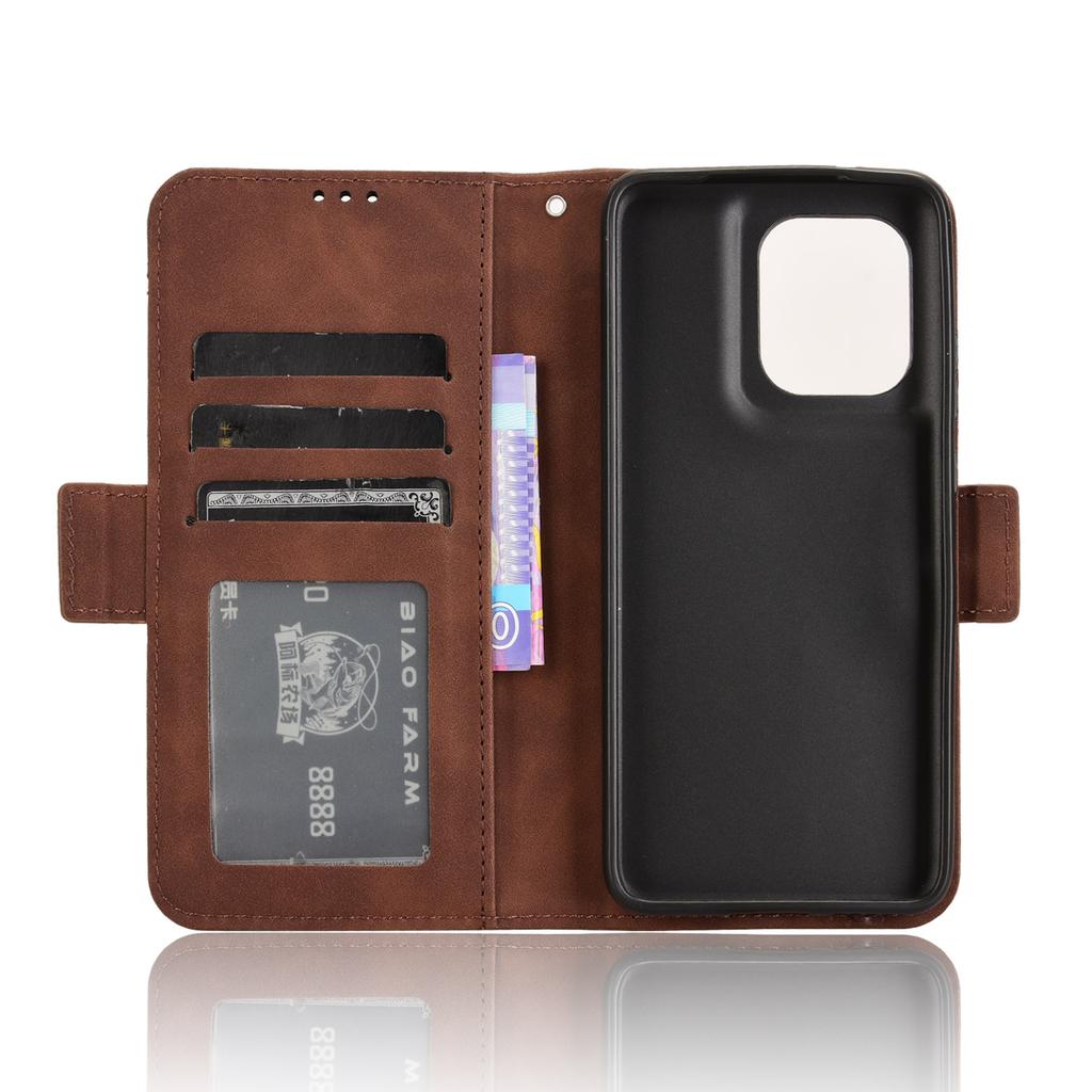 For Motorola Thinkphone 25 5G/Edge 50 Neo 5G/Moto S50 5G Leather Case Phone Wallet Cover with Multiple Card Slots