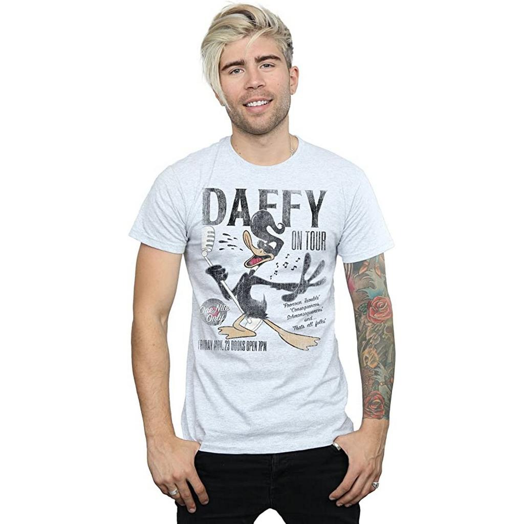 Looney Tunes Herren-Konzert-Daffy-Duck-T-Shirt