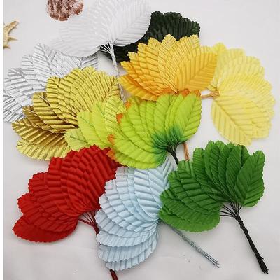 Artificial Rose Leaves Silk Leaf Fake Foliage DIY Flower Wreaths Craft Scrapbooking Gift Wedding Decoration Party Supplies