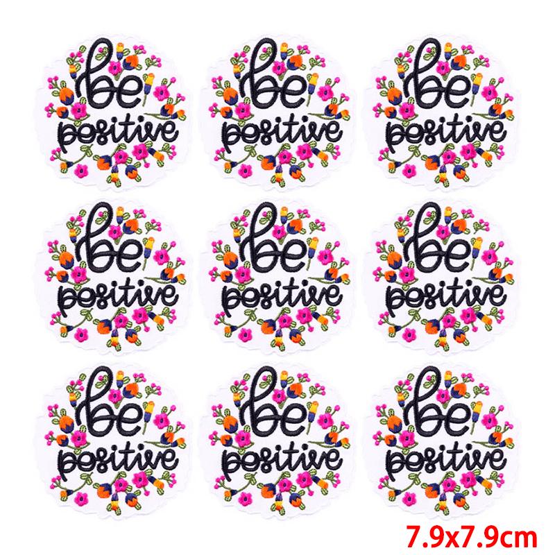 10 Pcs/lot Wholesale Embroidery Patch Iron On Patches For Clothing Patches On Clothes Jackets Decor Applique Sew Supplies