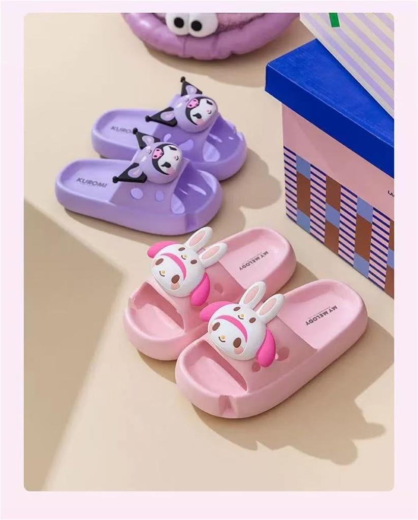 My Pochacco Slippers Sandals Kids Baby Shoes Slippers Room Shoes Indoor Toilet Amphibious Quiet Girls Boys Character Cute Stylish 19 [AGGZOM] Melody,