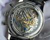SUGESS Men's Analog Chronograph Mechanical Watch with See-Through Back, 40mm B