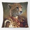 Animals Portraits Cushion Covers Stag Zebra Fox Bunny French Bulldog Cheetah Poster Art Decorative Pillow Case