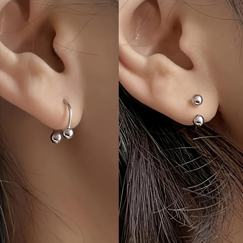 20 Stück 14G 16G Edelstahl Circular Barbells Hufeisen Lippenring Augenbraue Nasenpiercing Schmuck für Damen Herren Körperpiercing 6-16mm