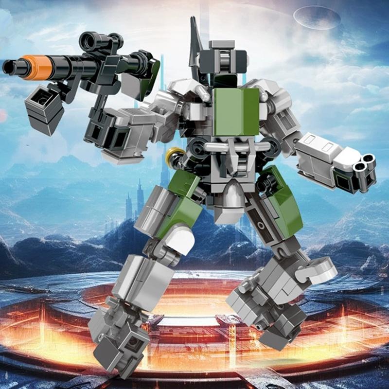Latest Moc Battle Mecha Robot Sky Phantom Aviation Flight Timeless Model Construction Blocks Sets Blocks Toy For Kids