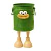 Cartoon Pen Holder Large Capacity Cute Simple Retro Storage Bucket for Student Desk Office