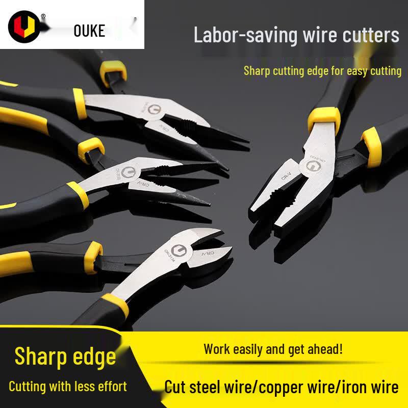 Ouke 6-inch Heavy-Duty Diagonal Cutting Plier