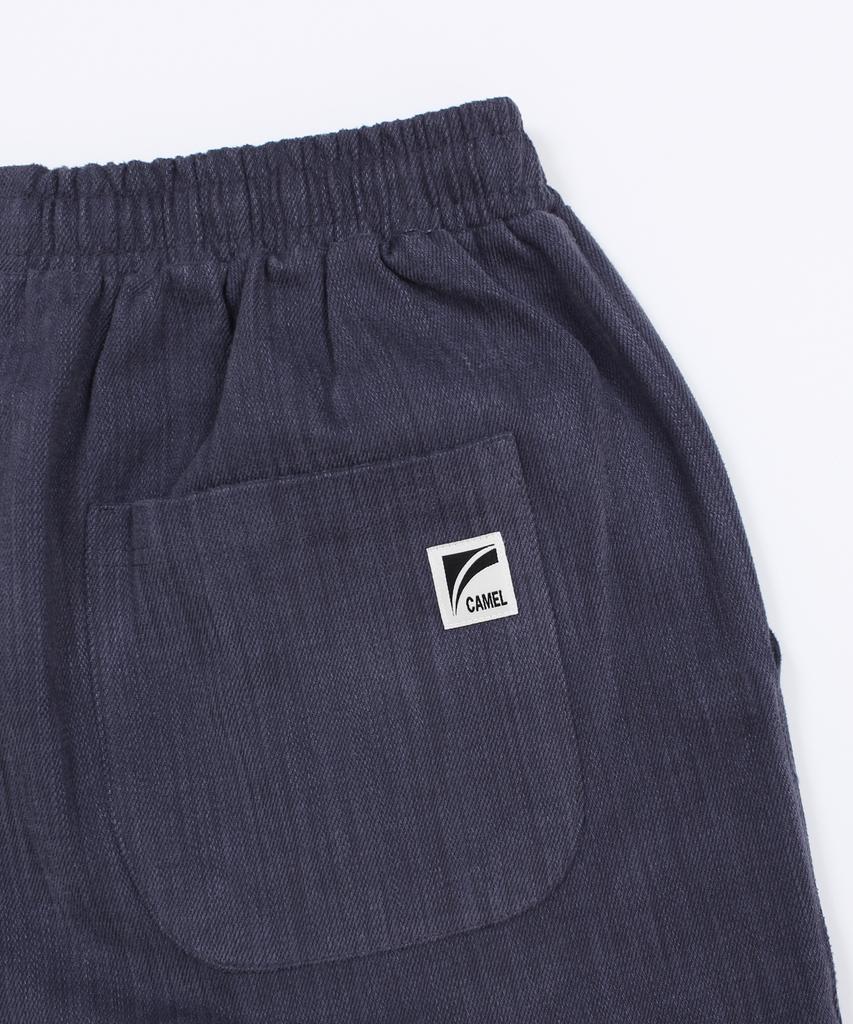 CAMEL WORK No.353 Structured Cargo Pants (Purple)