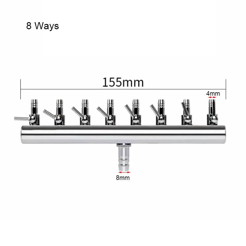 2 4 6 8 10 Ways Aquarium Air Splitter Valve Fish Tank Air Pump Flow Distributor Pump Valve Tap Lever Control Switch Valve