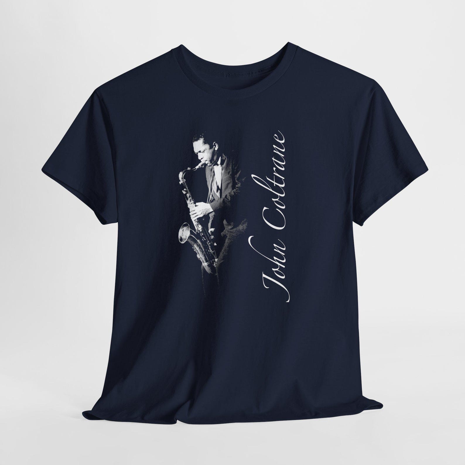 John Coltrane Saxophone T-Shirt | Jazz Music Tee M