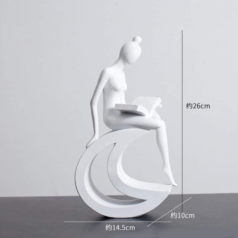 Minimalism Abstract Figures Statue Dancer Ornaments Desk Decoration Character Sculpture Modern Crafts Room Aesthetics Decor