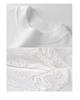 Women's Long Sleeve Lace Hem T-Shirt with Half-High Collar - Loose, Slimming Mid-Length Base Layer
