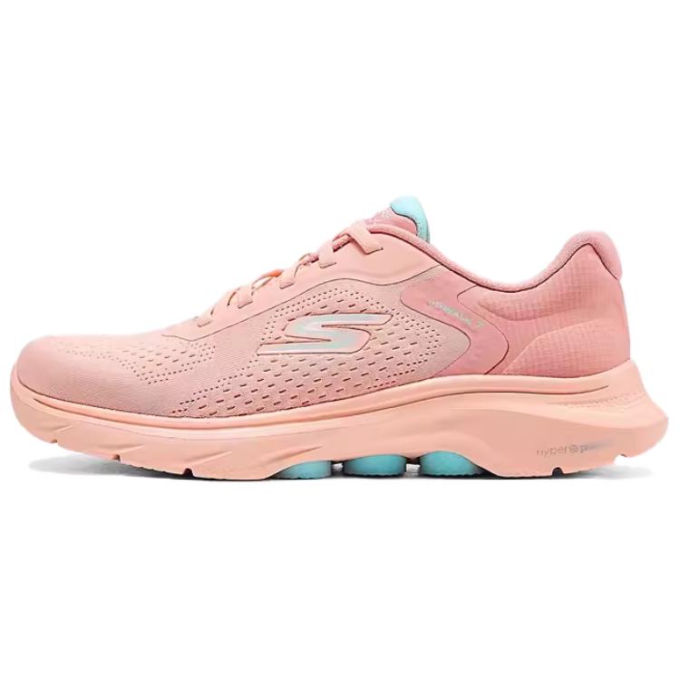 Skechers Go Walk Удобные Практичные Прочные Упругие Низкие Повседневные Кроссовки Женские Розовые 125215-PCH 36