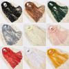 Thin Women's Lace Scarf Long Female Headscarf Literary Summer Sunscreen Shawl