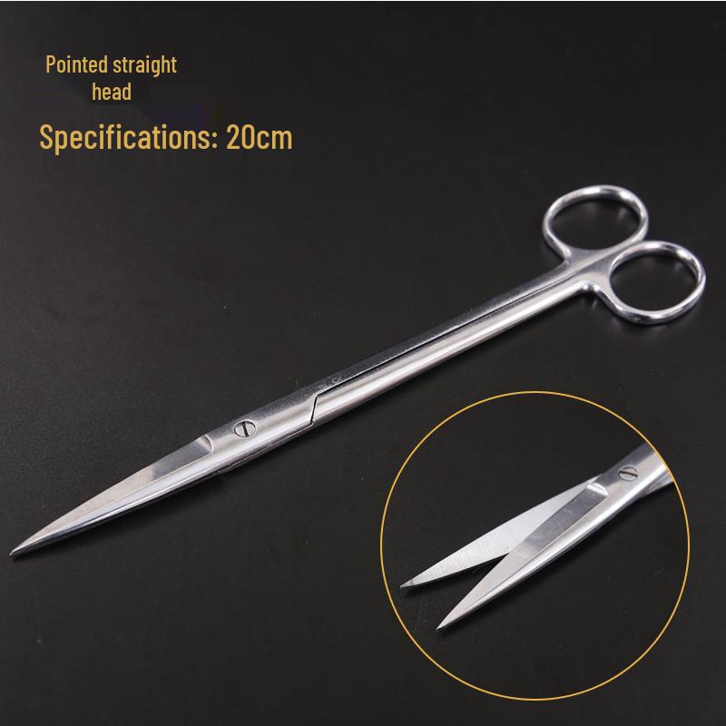 Stainless Steel Surgical & Teaching Dissection Scissors - Straight/Round Cutting & Gauze Scissors