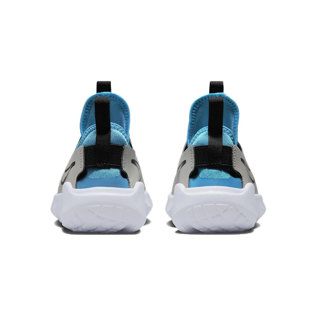 Nike Flex Runner 2 PS Světle železná ruda Modrý blesk Dětské tenisky Šedá Bílá Černá DJ6040-008