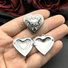 Eco-friendly Stainless Steel Heart Bat Photo Frame Pendant Materials