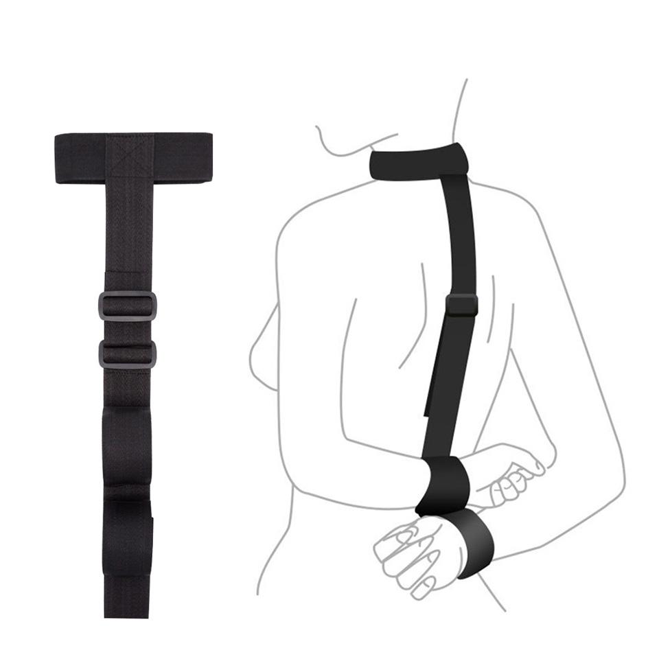 Bdsm Bondage Set de reținere Joc pentru adulți Cătușe Gât Guler încheietura mâinii Gură Gag Curea Fetiș SM Jucării sexuale pentru femei cupluri 