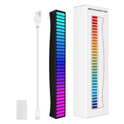 Klangreaktive LED-Lichtleiste RGB Bunt APP-Steuerung Audio Musik Rhythmus Dynamische Streifenleuchte für