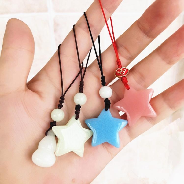 Night Light Guardian Star Mobile Phone Chain Couple Pendant Bracelet Unisex Gift