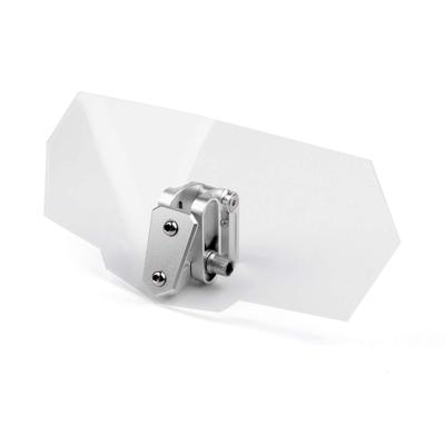 Bruce & Shark Motorrad Universal Verstellbarer Clip Spoiler Schildscheibe Universal Klar