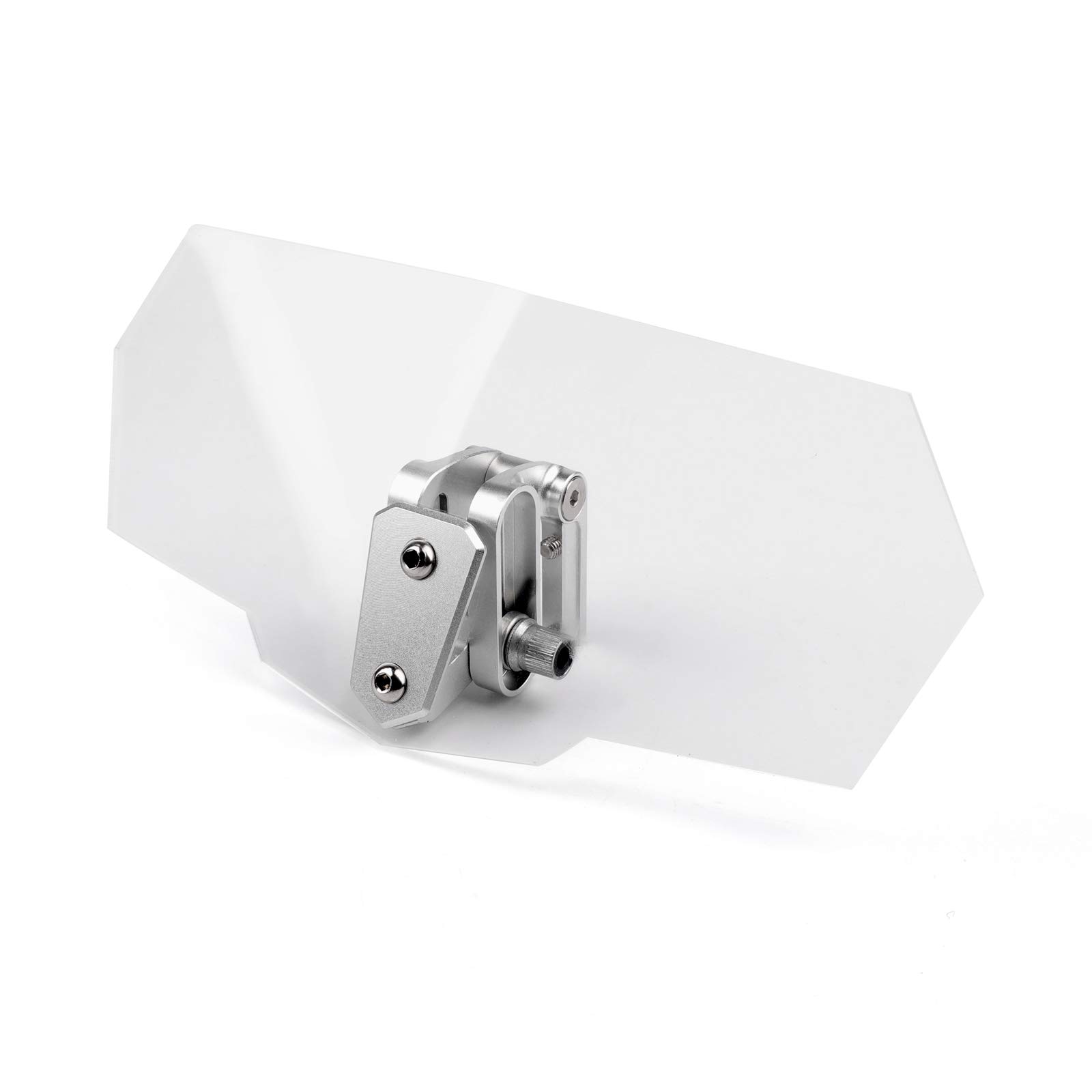 

Bruce Shark Universal Adjustable Clip Spoiler Shield Screen for Clear & Motorcycles,