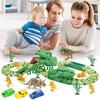 Exciting 165pcs Dinosaur Electric Rail Car Track Racing Toy Set For Endless Fun