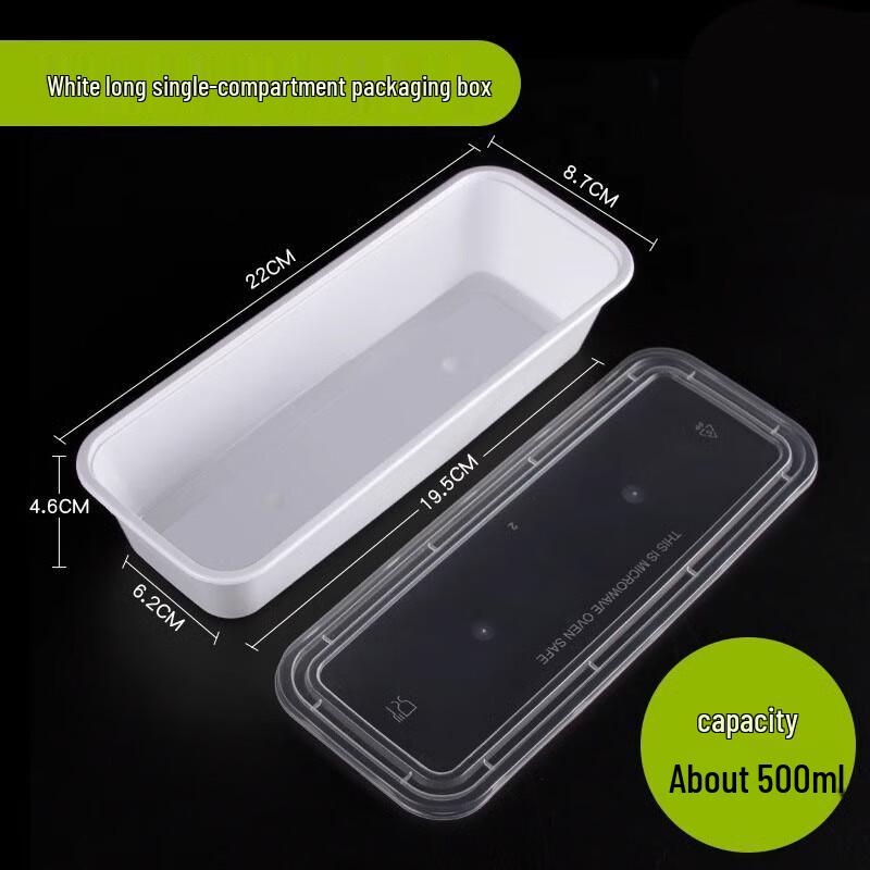 Datu Disposable Plastic Lunch Box with Lid