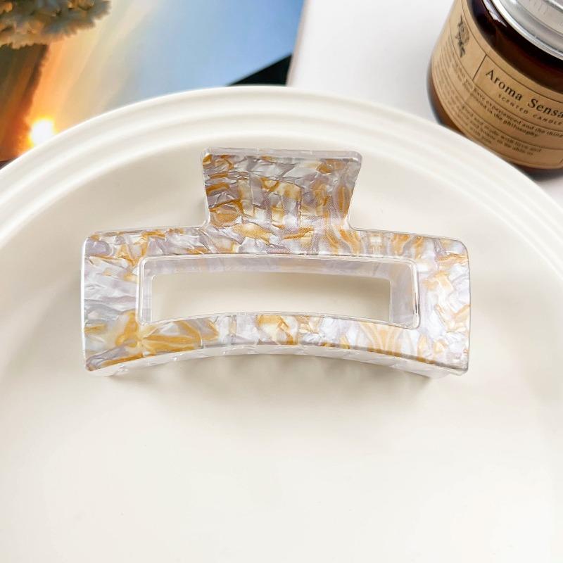 Sweet Fruit Heart-shaped Printed Grab Clip Shark Clip Simple and Fresh Semi-tied Hair Clip and Hair Accessory