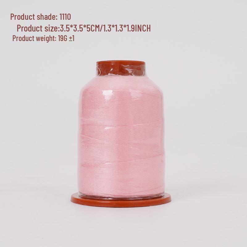 Polyester Sewing Thread: 100 Colors, 500 Yards, Fine Two-Strand, High-Speed, for Hand Sewing