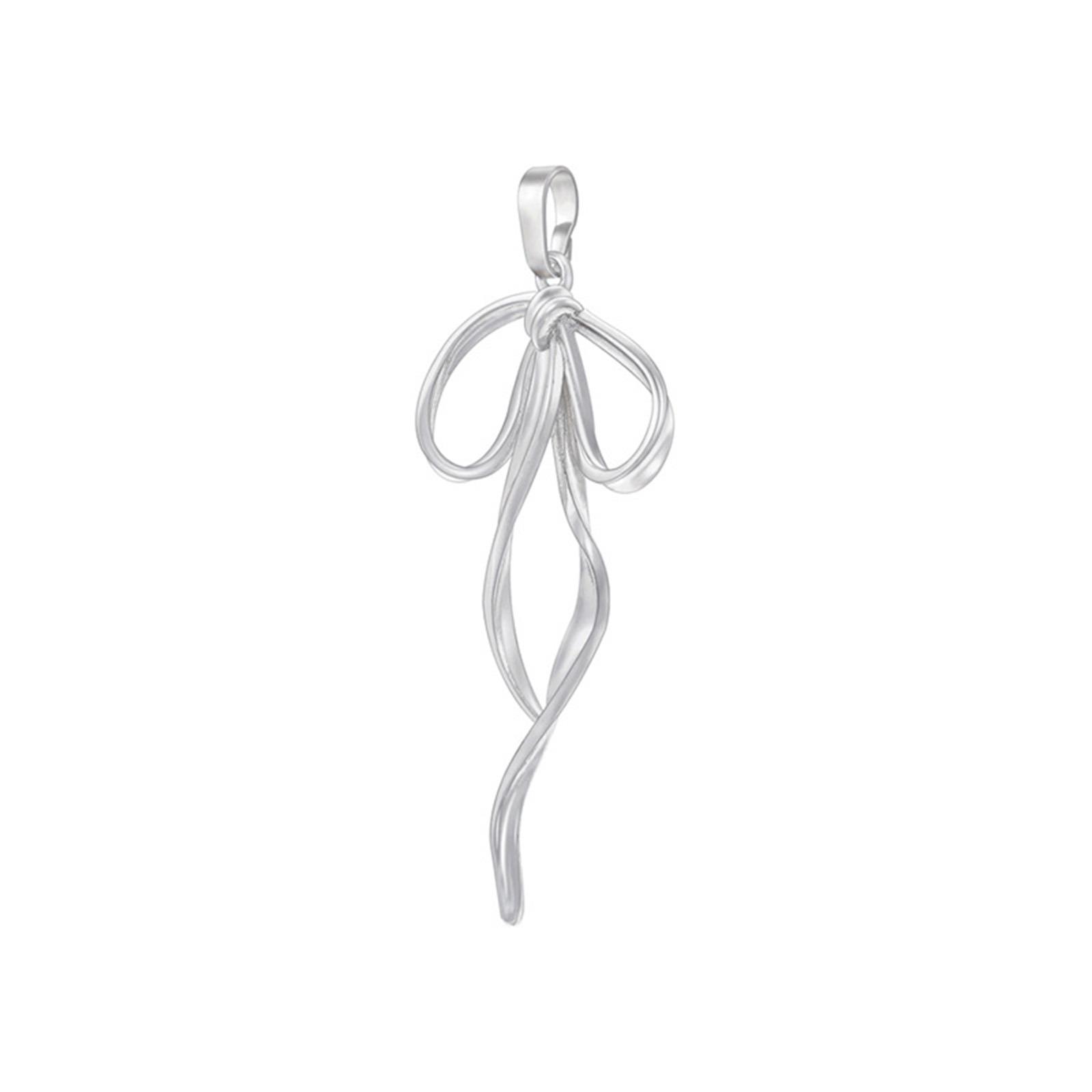 

1pc 3d Bowknot Brass Clothes Pendant 18k Gold Plated Acrylic Imitation Pearl Charms DIY Necklace Earrings Women Jewelry Findings