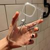 Simple Love Heart Pattern Clear Phone Case For iPhone 17 Air 11 12 13 14 15 16 Pro Max 15 14 Plus XS X XR Silicone Soft Cover