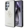 Guess Grained Big 4G Logo Small Case     Classic Logo For Samsung Galaxy S25 Ultra Beige