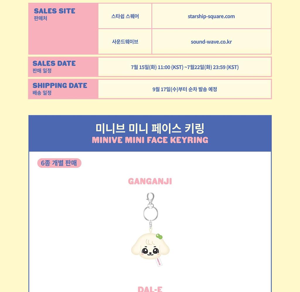 (MINI PRZYWIESZKA DO KLUCZY DO TWARZY) IVE X MINIVE [WITAMY W SZKOLE MINIVE] Pop-Up MD