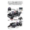 1/24 Tesla Police Cybertruck Off Road Alloy Metal Diecast Model Car Outdoor Collections Classic Trendy Toy Decorations Valentine Kids