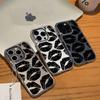 Black Lip Print Soft Case For Iphone 16 Pro Case Iphone 15 13 16E 11 12 14 17 Pro Max 14 Plus 17E Shockproof Anti-Drop Cover