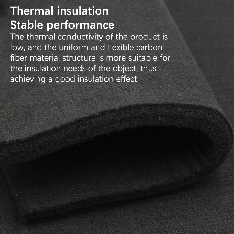 Graphitfilz Schwarz Schweißschutzdecke Brennerpack Schutzfolie Kohlefaser Hochtemperatur 300*200Mm Langlebig