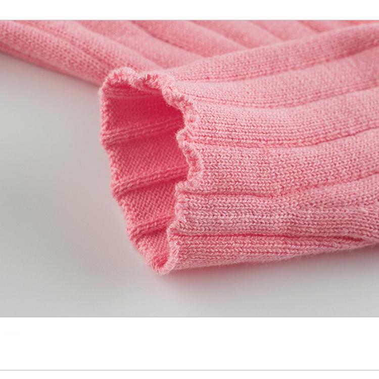 High Quality Girl's Cardigan Sweater Children's Solid Color Knitwear Baby Clothes