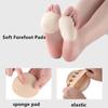 Women Socks Massaging Half Insoles Five Toes Forefoot Pads Toe Pad Insert