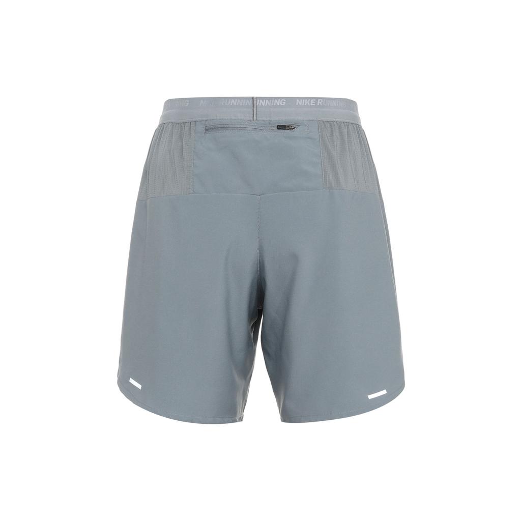Nike Dri-FIT Solid Logo Print Straight Dry-Fit Sports Shorts Men Bottoms Smoke-Grey DM4742-084