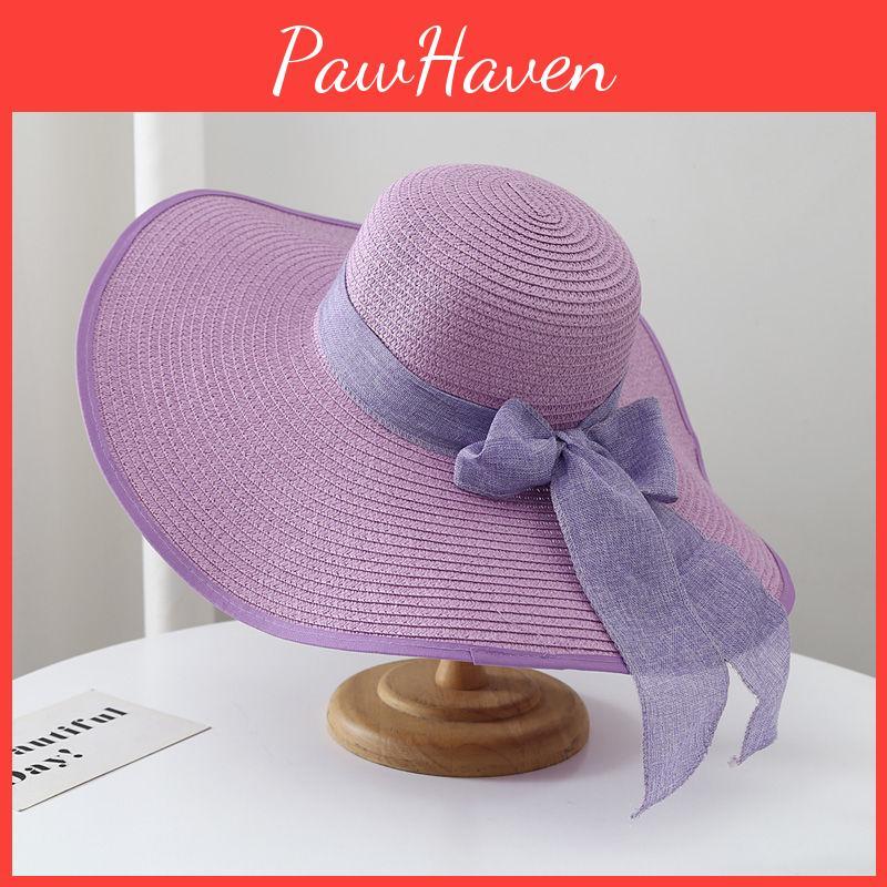 Protection Summer Womens Sun Hat Oversized Brim Sun Hat Beach Beach Vacation Sun Hat Foldable Hat