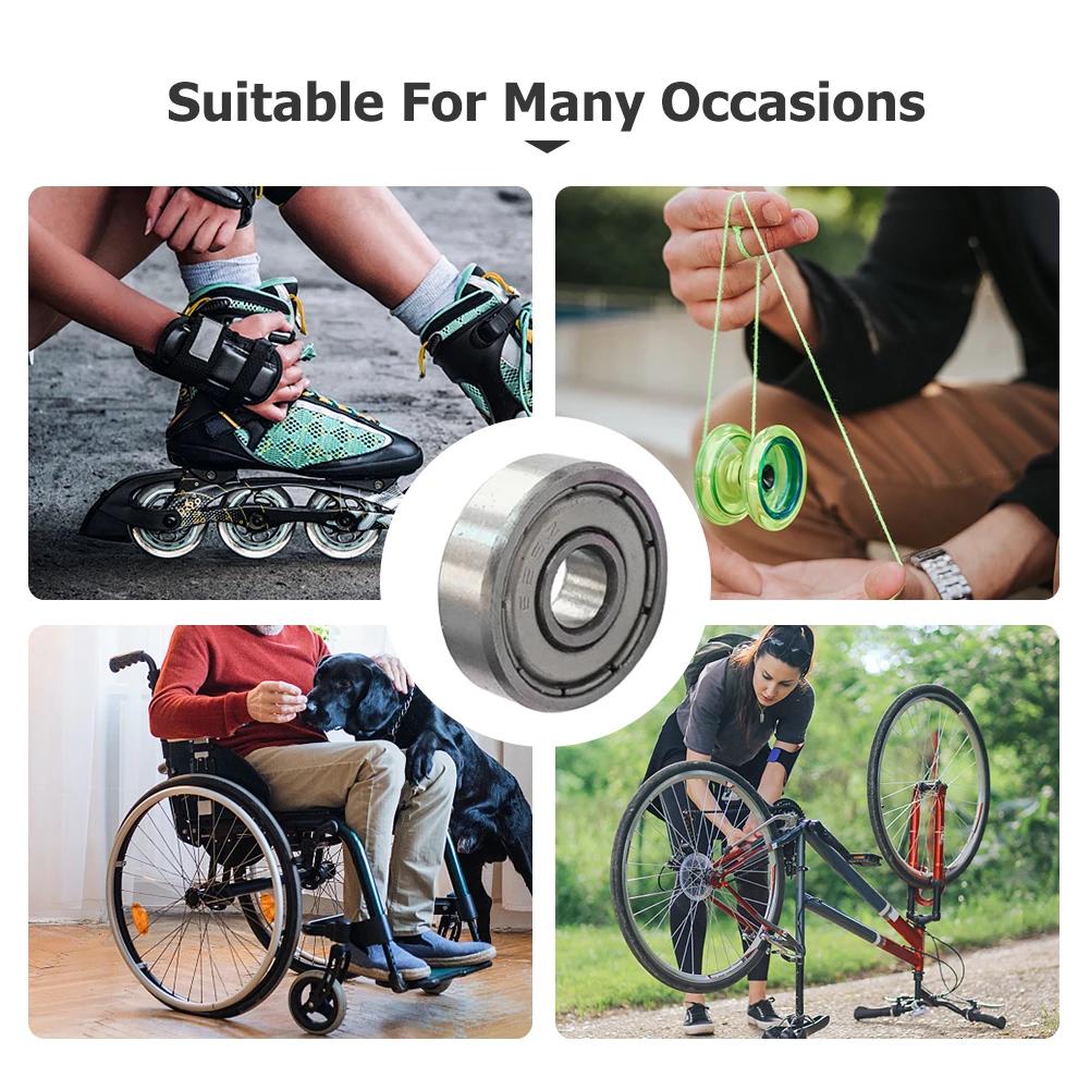 30PCS Ball Bearings 625ZZ 623ZZ 626ZZ 685ZZ 626zz Deep Groove Miniature Bearings For Skateboard Scooter 3D Printers Bearings