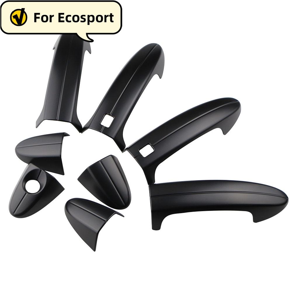 ABS Door Handle Cover Sticker Trim For Ford Ecosport 2013 2014 2015 2016 2017 2018 2019 Fiesta 2009 - 2013 Car 8pcs Accessories