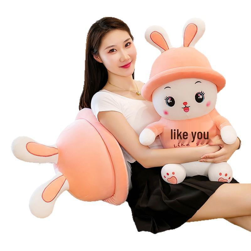 Douyin Cute White Rabbit Plush Toy - Children's Day or Wedding Gift